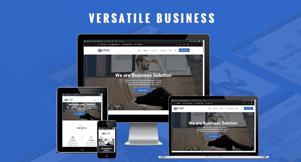 Versatile Business Multipurpose WordPress Theme is Now Live on ...