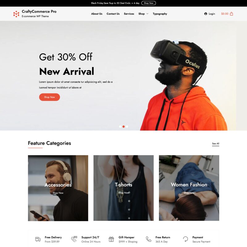 Crafty Commerce Pro - Best WordPress Themes for eCommerce Websites by Firefly Themes